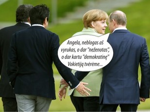 Kompromisų nepripažįstantis Rusijos vadovas Putinas pradėtas vadinti Didžiojo aštuoneto autsaideriu
