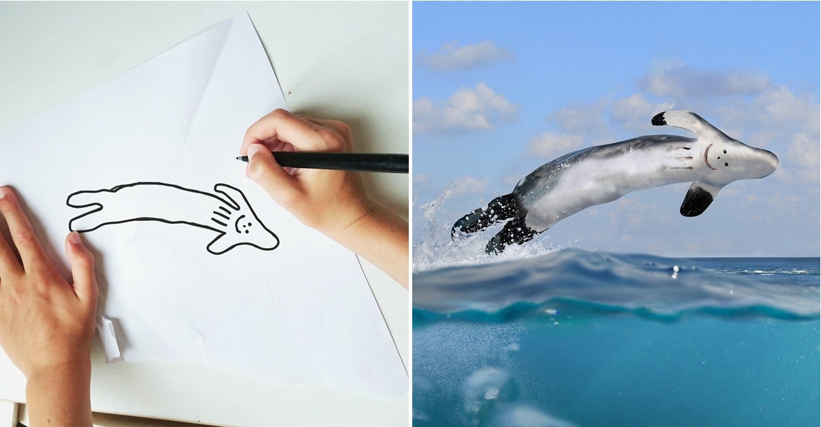 Domo piešiniai ir jo tėčio kompiuterinės manipuliacijos