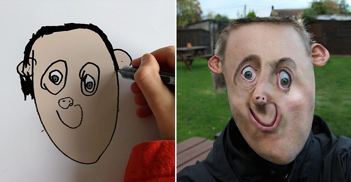 Domo piešiniai ir jo tėčio kompiuterinės manipuliacijos