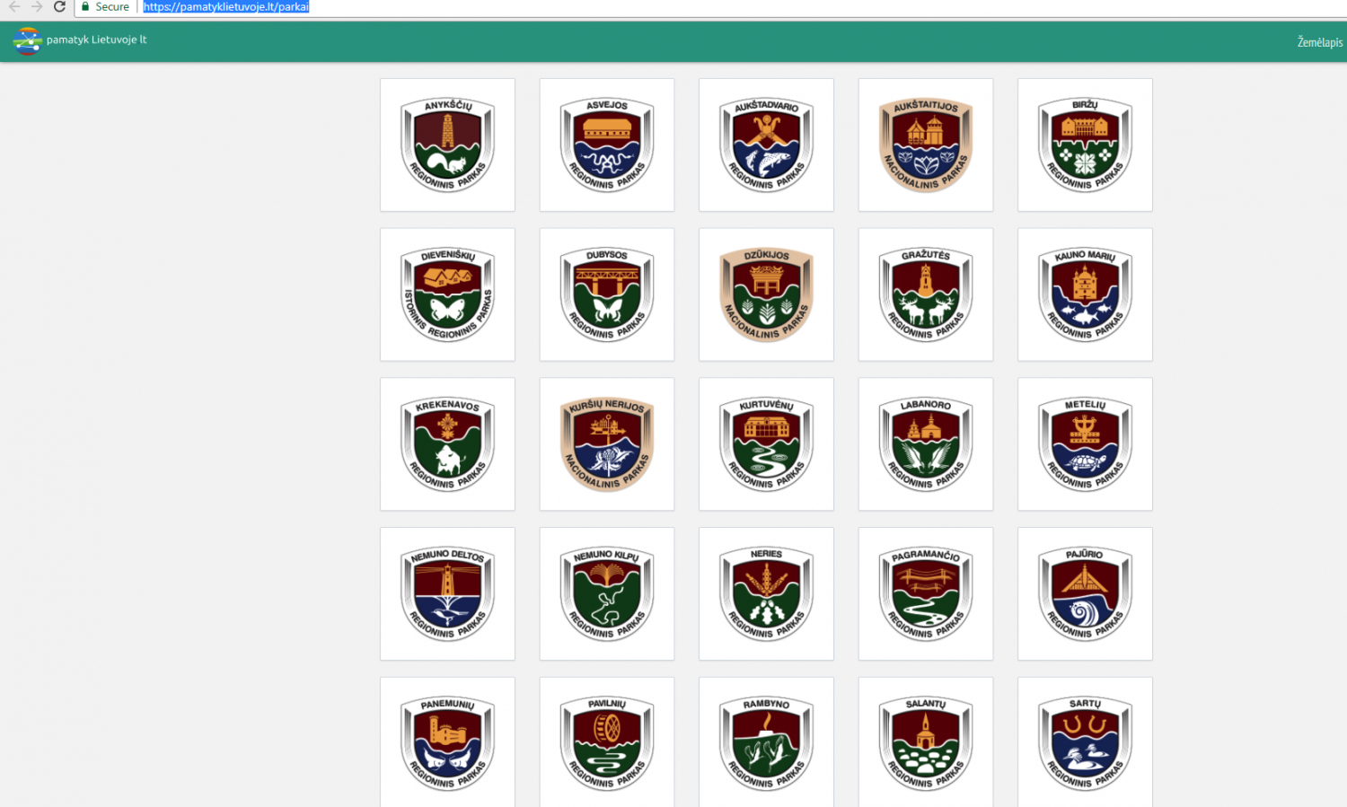 Saugomų teritorijų lankytini objektai