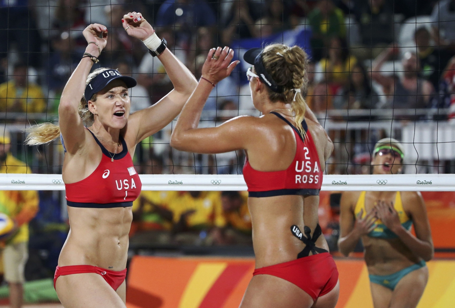 Moterų paplūdimio tinklinio varžybos Rio olimpiadoje