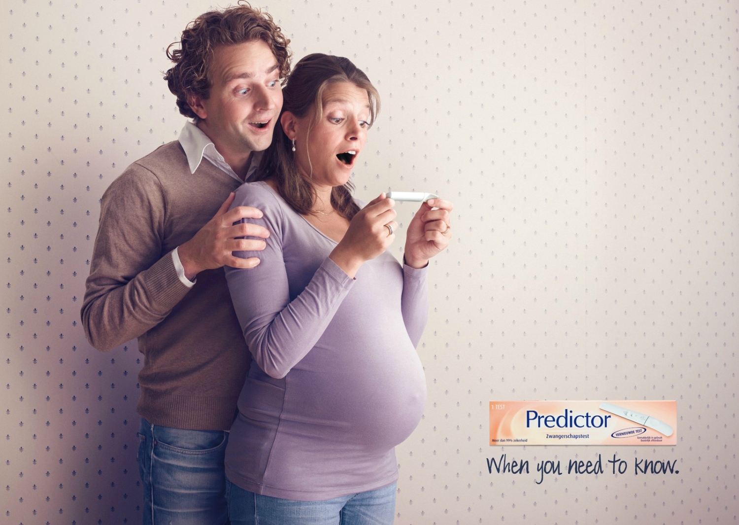 Nėštumo testo reklama